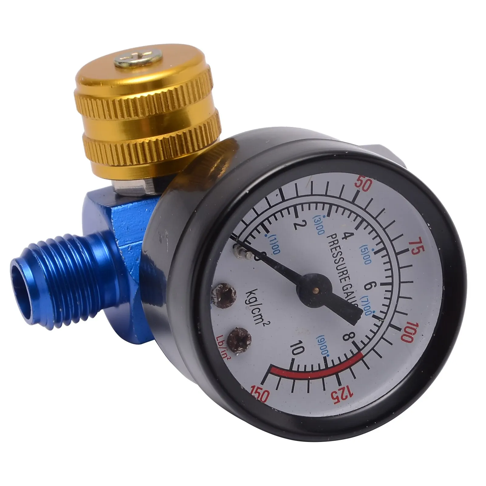 High Quality 1/4" Paint Sprayer Air Regulator Pressure Gauge Tool Diaphragm Control Tool Accessory