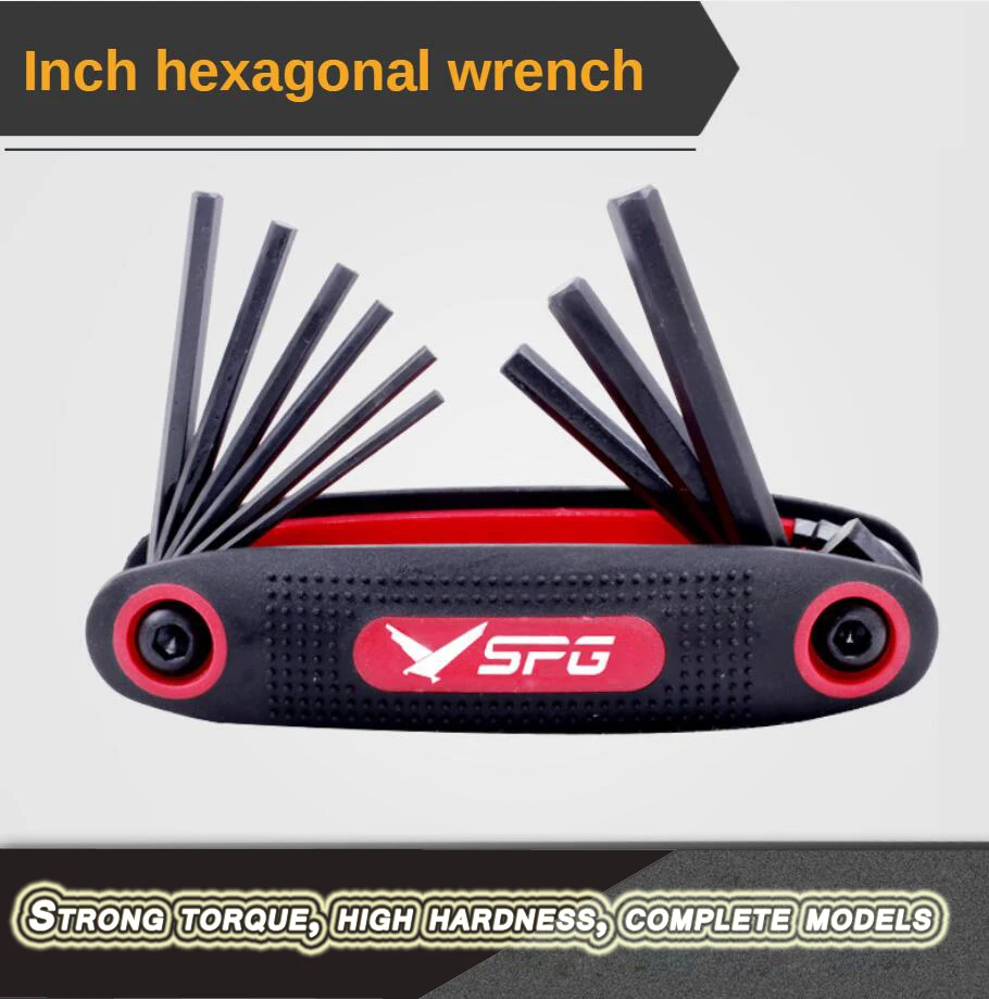 Archery Accessories 9 in 1 Folding Hex Key Set Repairing Tools Bow and Arrow Hunting Hexagon Torque Wrench Tool
Archery Accessories 9 in 1 Folding Hex Key Set Repairing Tools Bow and Arrow Hunting Hexagon Torque Wrench Tool