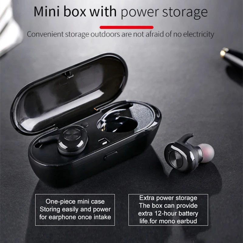 Langsdom F206 True Wireless Earbuds TWS Bluetooth 5.0 Earphone Portable Bass Stereo Dual Sports Headset with mic Charging Box UM
Langsdom F206 True Wireless Earbuds TWS Bluetooth 5.0 Earphone Portable Bass Stereo Dual Sports Headset with mic Charging Box UM