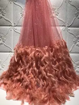 latest high quality feather embroidery French lace fabric, high quality feather embroidery Nigeria tulle garment fabric FZ917
latest high quality feather embroidery French lace fabric, high quality feather embroidery Nigeria tulle garment fabric FZ917
