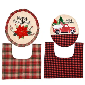 Latticed Santa Toilet Seat Cover Kit Funny Christmas Decorations Bathroom Linen Cute Festival Decor For Home Party Supplies
Latticed Santa Toilet Seat Cover Kit Funny Christmas Decorations Bathroom Linen Cute Festival Decor For Home Party Supplies