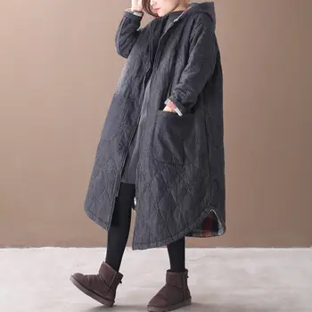 New Winter 2019 New Korean Casual Loose Large Size Vintage Hooded Denim Jacket Padded Warm Coat Jeans Parka Mujer Abrigos f2459 
New Winter 2019 New Korean Casual Loose Large Size Vintage Hooded Denim Jacket Padded Warm Coat Jeans Parka Mujer Abrigos f2459