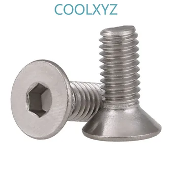 316 Stainless Steel Countersunk Hexagonal Screw Bolts KM M3M4M5M6 DIN7991 Flat Head Hexagonal Screw Bolts 10PCS
316 Stainless Steel Countersunk Hexagonal Screw Bolts KM M3M4M5M6 DIN7991 Flat Head Hexagonal Screw Bolts 10PCS