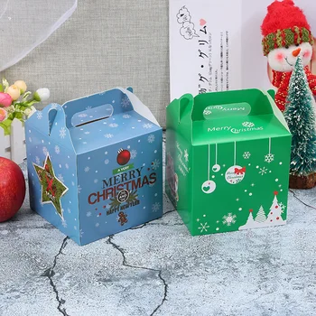 20pcs Handle Paper Packaging Box Christmas Candy Chocolate Package Box Favor Party Handmade Decorating Supplies New Year Gifts
20pcs Handle Paper Packaging Box Christmas Candy Chocolate Package Box Favor Party Handmade Decorating Supplies New Year Gifts