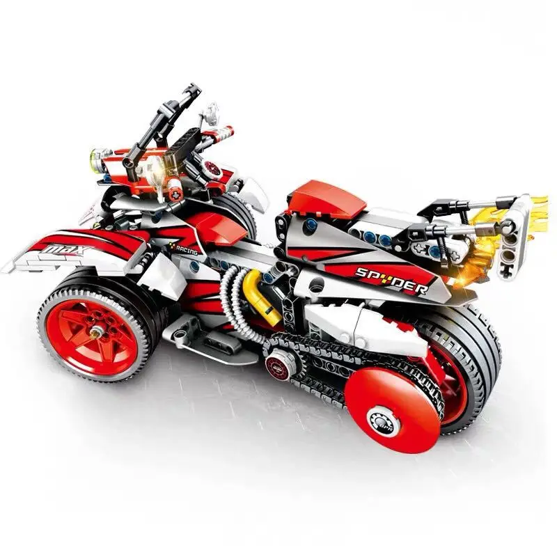 Mechanical Password Series Bombardier Motorcycle Model Modeling Assembled Building Blocks CHILDREN'S Toy Baby Semp 701700
Mechanical Password Series Bombardier Motorcycle Model Modeling Assembled Building Blocks CHILDREN'S Toy Baby Semp 701700