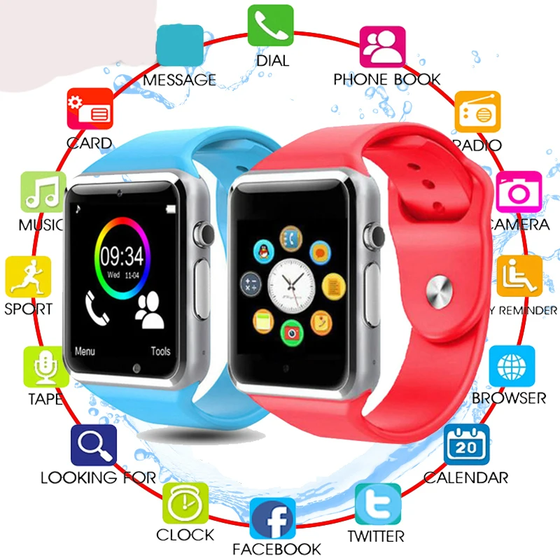 Фото Smart Watch For Children Kids Baby Men Women Phone 2G Sim Card Dail Call Touch Screen Waterproof Clock Smartwatches | Электроника
