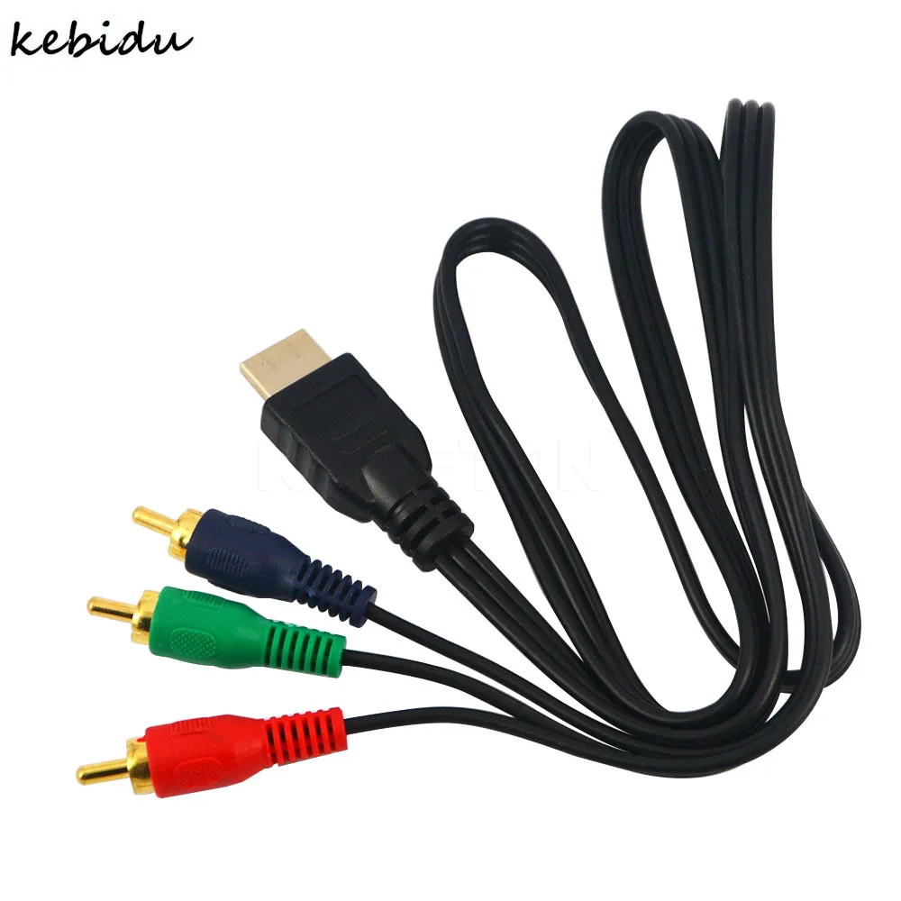 Kebidu 3FT 1 м HDMI-Совместимость с 3RCA 3-RCA 3 RCA компонентный видео кабель подключения