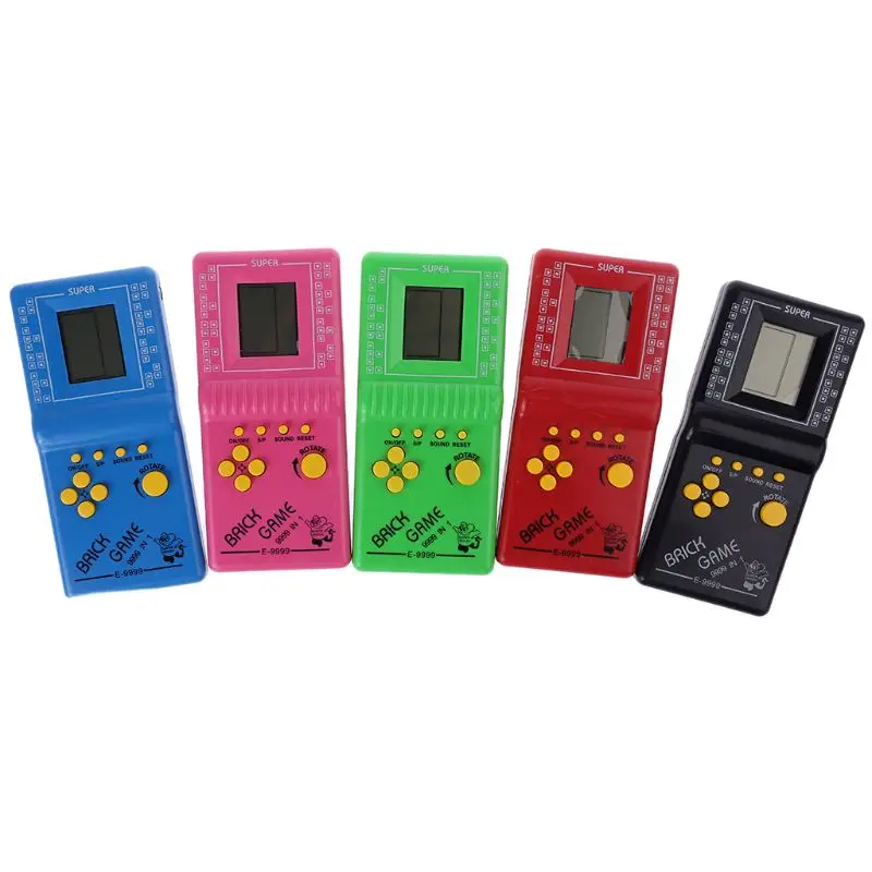 

LCD Game Electronic Vintage Classic Tetris Brick Handheld Arcade Pocket Toys hot