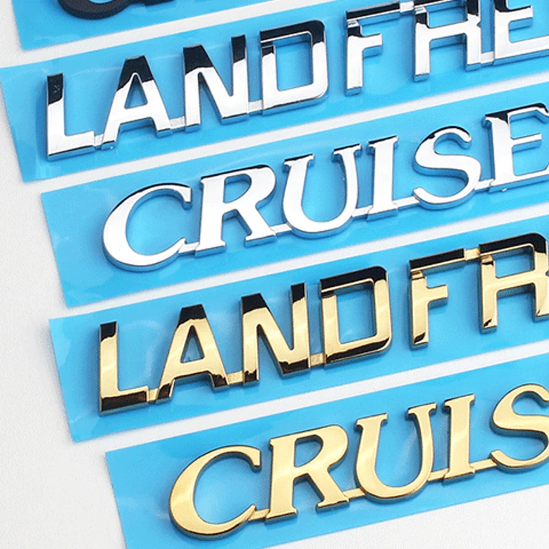 Car Logo Sticker for Toyota Land Cruiser LC200 Modified Front Bumper Letter Sticker LAND FREE Standard Small Letter Car Logo
Car Logo Sticker for Toyota Land Cruiser LC200 Modified Front Bumper Letter Sticker LAND FREE Standard Small Letter Car Logo