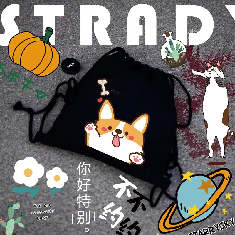 Simple Origional Literature And Art Drawstring Top Drawstring Backpack Schoolbag Bookstore Physical Store Supply of Goods
Simple Origional Literature And Art Drawstring Top Drawstring Backpack Schoolbag Bookstore Physical Store Supply of Goods