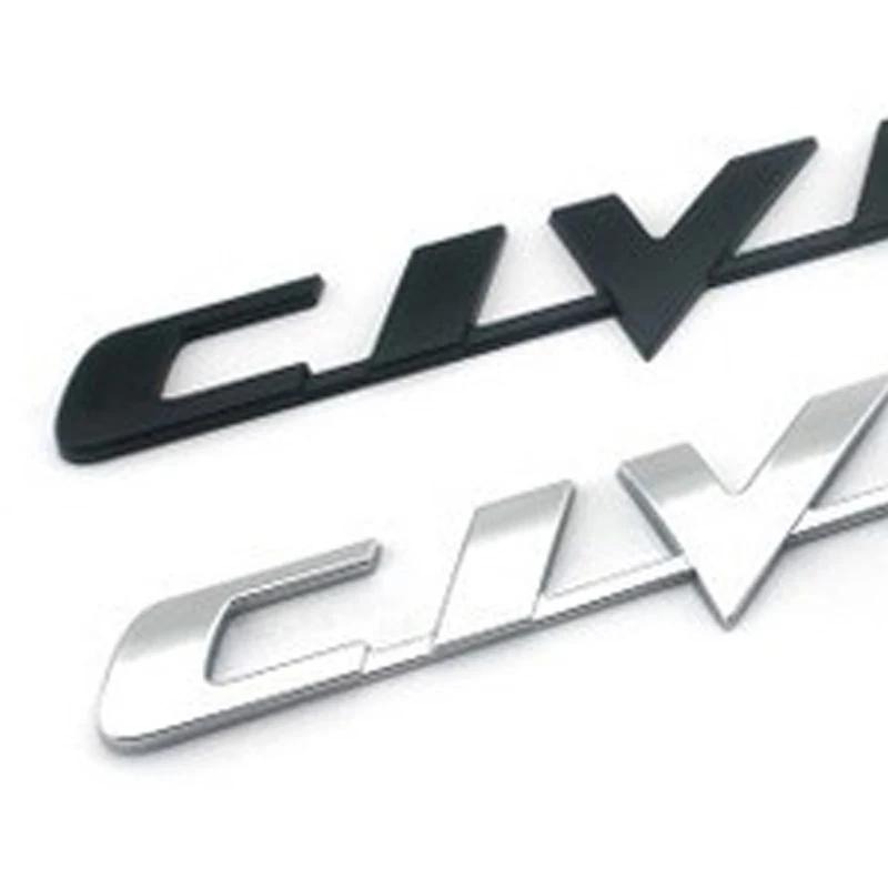 178mm*26mm ABS electroplating C-I-V-I-C letter micro-label car rear trunk body exterior decorative stickers suitable for Honda
178mm*26mm ABS electroplating C-I-V-I-C letter micro-label car rear trunk body exterior decorative stickers suitable for Honda