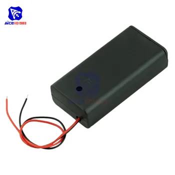 diymore 2x1.5V AA Battery Holder Plastic Box with Cover On/Off Switch & Cable Lead for Arduino
diymore 2x1.5V AA Battery Holder Plastic Box with Cover On/Off Switch & Cable Lead for Arduino