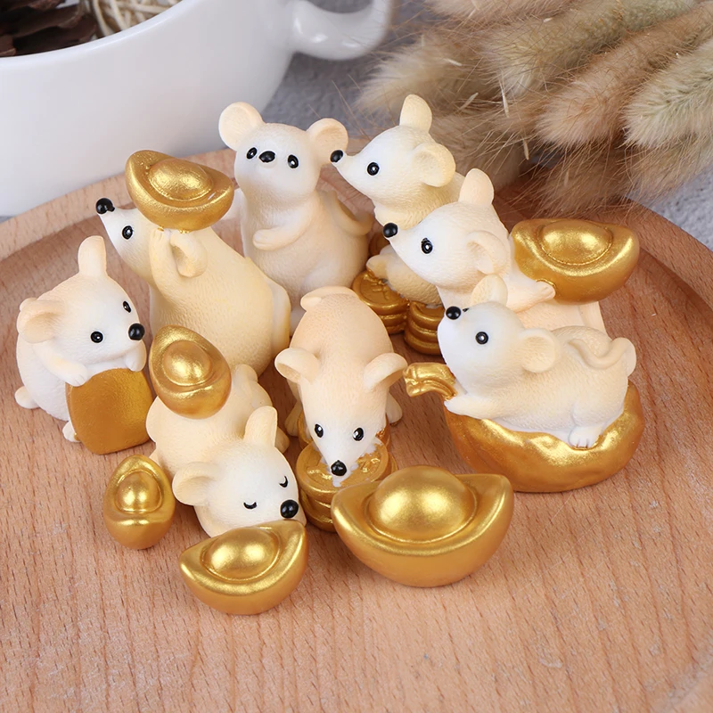 Chinese Mouse Year Lucky Yellow Money Fortune Cute Mouse Ornaments Rich Mice Small Statue Figurine Crafts Cute Animal Deco
Chinese Mouse Year Lucky Yellow Money Fortune Cute Mouse Ornaments Rich Mice Small Statue Figurine Crafts Cute Animal Deco