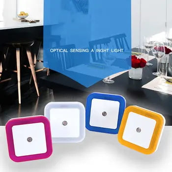 Intelligent Led Sensor Light Creative Gift Plug-In Energy-Saving Light Control Night Light Square Night Light
Intelligent Led Sensor Light Creative Gift Plug-In Energy-Saving Light Control Night Light Square Night Light