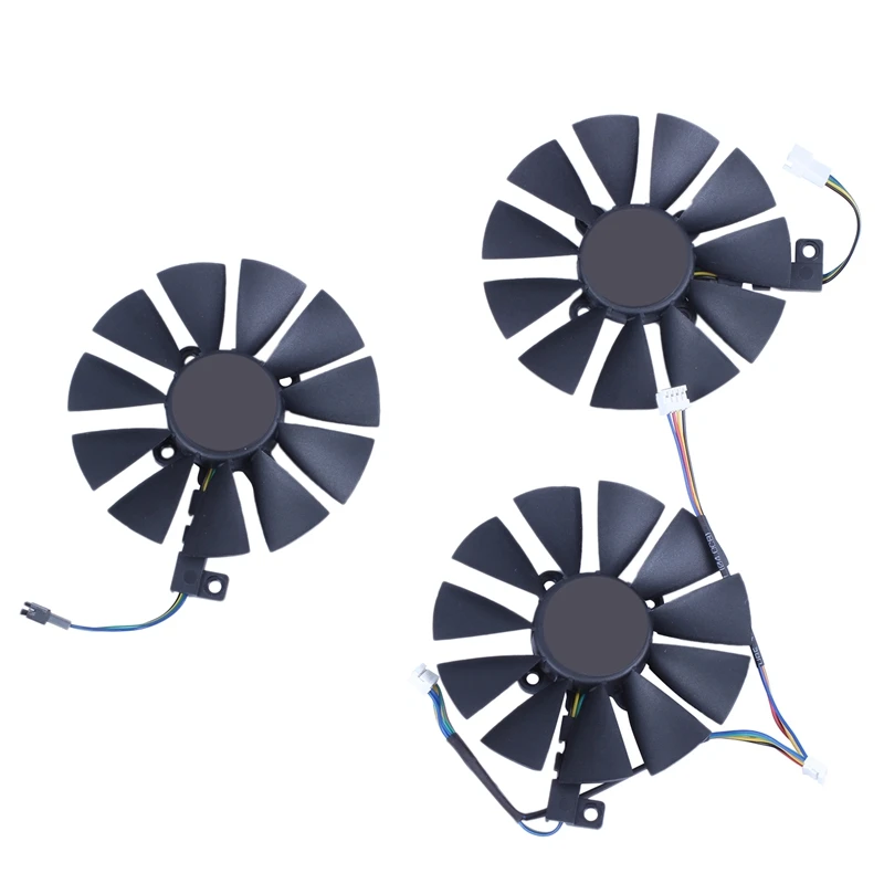 87MM PLD09210S12M PLD09210S12HH Cooling Fan Replace Cooler for ASUS Strix GTX 1060 OC 1070 1080 1080Ti RX 480 Image Card |