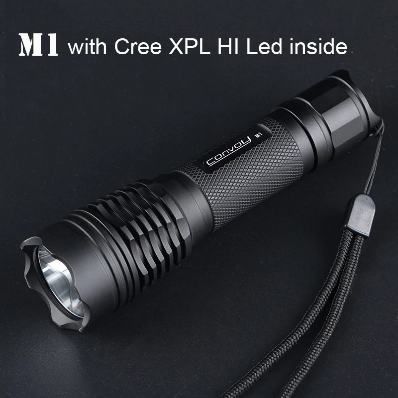 Convoy M1 Cree XPL HI LED inside Flashlight Lanterna Led Tactical Torch Powerful Lantern 18650 Linterna Camping Fishing Light
Convoy M1 Cree XPL HI LED inside Flashlight Lanterna Led Tactical Torch Powerful Lantern 18650 Linterna Camping Fishing Light