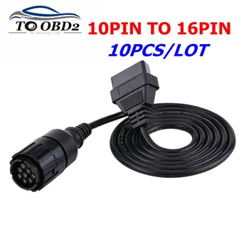 10PCS/LOT 10Pin To 16Pin OBD2 OBDII Diagnostic Cable For BMW ICOM D Cable ICOM-D Motorcycles Motobikes 10 Pin Adaptor to 16 Pin
10PCS/LOT 10Pin To 16Pin OBD2 OBDII Diagnostic Cable For BMW ICOM D Cable ICOM-D Motorcycles Motobikes 10 Pin Adaptor to 16 Pin