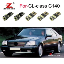 15 шт. светодиодные лампы для салона Mercedes Benz CL class W140 C140 CL500 CL600 (1993