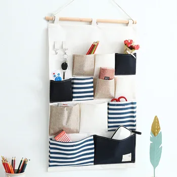 Entrance Hanging Storage Bag Simple Stripe Wall Hanging Pack Bag Closet Wardrober Sundries Organizer Multi-Pocket Storage Bags
Entrance Hanging Storage Bag Simple Stripe Wall Hanging Pack Bag Closet Wardrober Sundries Organizer Multi-Pocket Storage Bags
