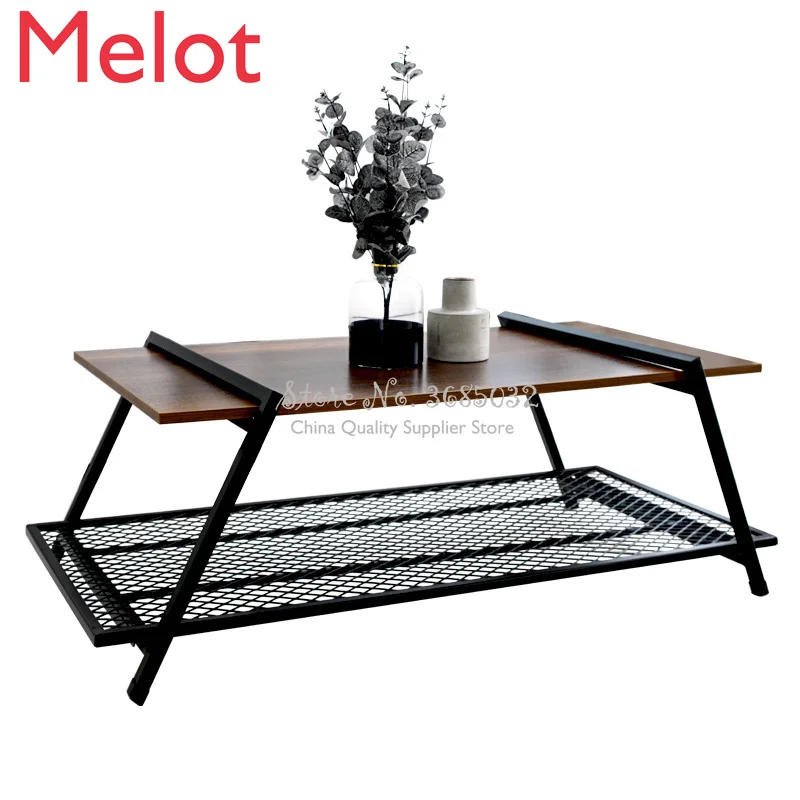 Nordic Retro Coffee Table Minimalist Creative Living Room Wrought Iron and Wood Square Japanese style Small Coffee Table
Nordic Retro Coffee Table Minimalist Creative Living Room Wrought Iron and Wood Square Japanese style Small Coffee Table