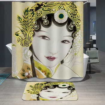 Classical Digital Printing Curtain Polyester Waterproof Individuality Bathroom Partition Curtain Bathroom Shower Curtain 180x200 
Classical Digital Printing Curtain Polyester Waterproof Individuality Bathroom Partition Curtain Bathroom Shower Curtain 180x200