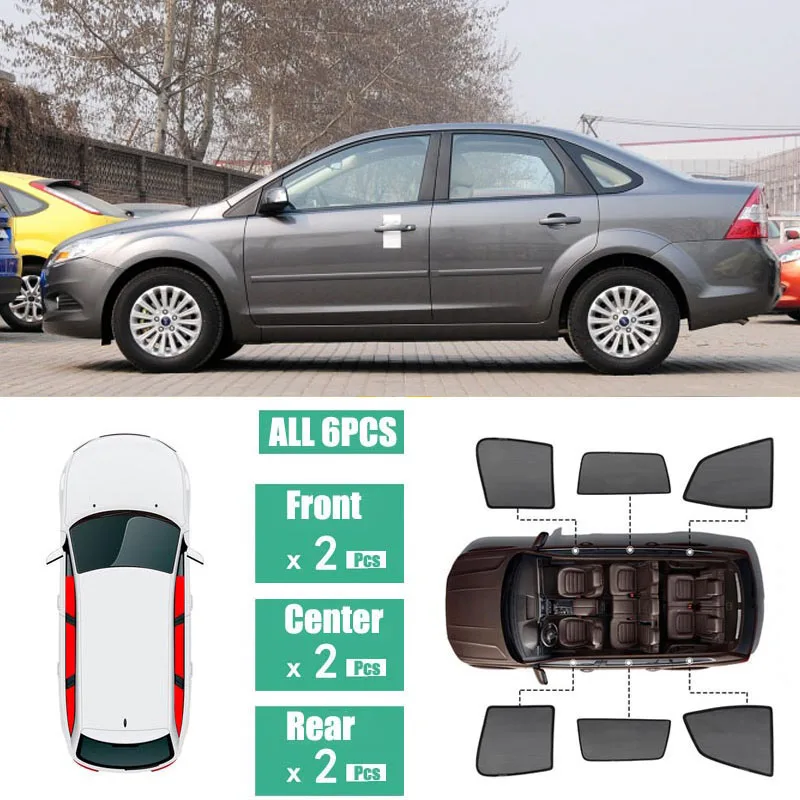 Side Windows Magnetic Sun Shade UV Protection Ray Blocking Mesh Visor Fit For Ford Focus Sedan 2014-2019
Side Windows Magnetic Sun Shade UV Protection Ray Blocking Mesh Visor Fit For Ford Focus Sedan 2014-2019