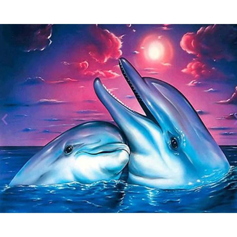 Round Full Diamond Embroidery Dolphin 5D Diamond Painting Animal Cross Stitch Full Needlework Home Decor Round Children's Gift
Round Full Diamond Embroidery Dolphin 5D Diamond Painting Animal Cross Stitch Full Needlework Home Decor Round Children's Gift