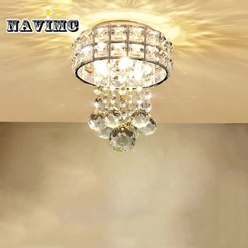 Modern Small Crystal Ceiling Lights Porch Light Corridors LED Lamp Hallway Bedroom Children's Girls' Room Lighting 
Modern Small Crystal Ceiling Lights Porch Light Corridors LED Lamp Hallway Bedroom Children's Girls' Room Lighting