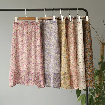 Maxi Floral Chiffon Skirts Womens Korean Style Fashion Long Summer Skirt Elegant High Waist Beach Party Skirt Women Saia C6281
Maxi Floral Chiffon Skirts Womens Korean Style Fashion Long Summer Skirt Elegant High Waist Beach Party Skirt Women Saia C6281