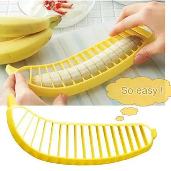 1pc Plastic Banana Slicer Chopper Cutter Banana Make Tool Fruit Sausage Cereal Cutter Banana Cutting Tools Kitchen Gadgets
1pc Plastic Banana Slicer Chopper Cutter Banana Make Tool Fruit Sausage Cereal Cutter Banana Cutting Tools Kitchen Gadgets