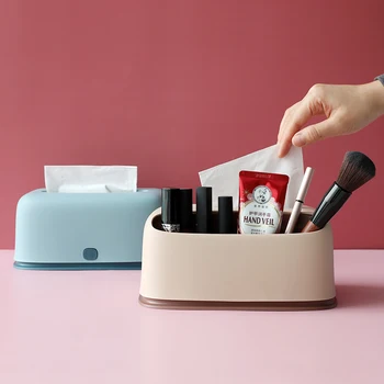 Plastic multifunction Tissue box Holder with Storage box Simple Tissue Case Cover for Home Hotel house Table tissue Paper Rack
Plastic multifunction Tissue box Holder with Storage box Simple Tissue Case Cover for Home Hotel house Table tissue Paper Rack