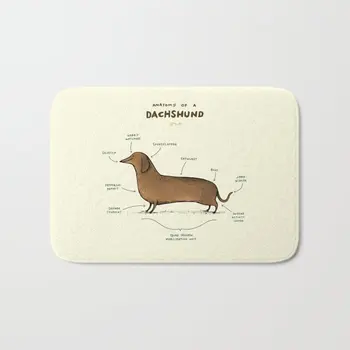 HOT Bathroom Rugs Anatomy of a Dachshund Bath Mat Flannel Absorbent Non Slip Doormat Entrance Door Bath Room Mats Easter 40x60
HOT Bathroom Rugs Anatomy of a Dachshund Bath Mat Flannel Absorbent Non Slip Doormat Entrance Door Bath Room Mats Easter 40x60