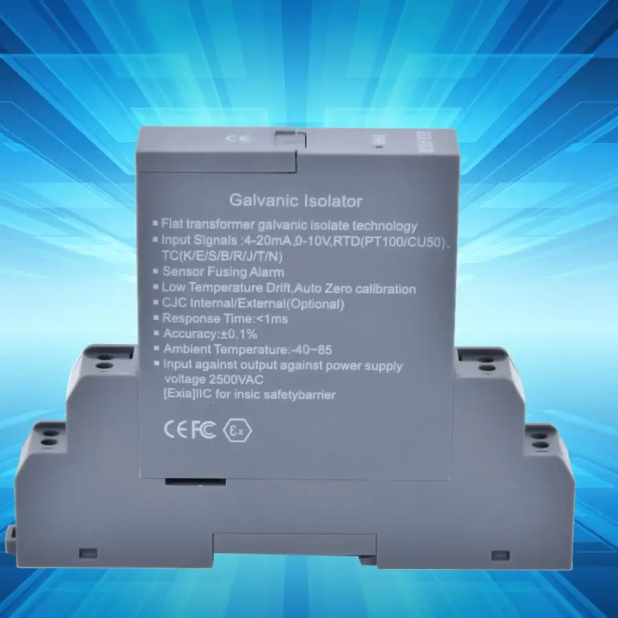 GLC Voltage and Current Signal Isolator Transmitter 1 In 1 Out Pluggable Power Distributor transformer 4-20mA DC0-5V/0-10V
GLC Voltage and Current Signal Isolator Transmitter 1 In 1 Out Pluggable Power Distributor transformer 4-20mA DC0-5V/0-10V