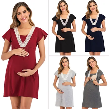 Nursing Dress Women Long Sleeve Breastfeeding Winter Dress for Feeding Maternity Pregnancy Clothes Plus Size pregnant dress 
Nursing Dress Women Long Sleeve Breastfeeding Winter Dress for Feeding Maternity Pregnancy Clothes Plus Size pregnant dress