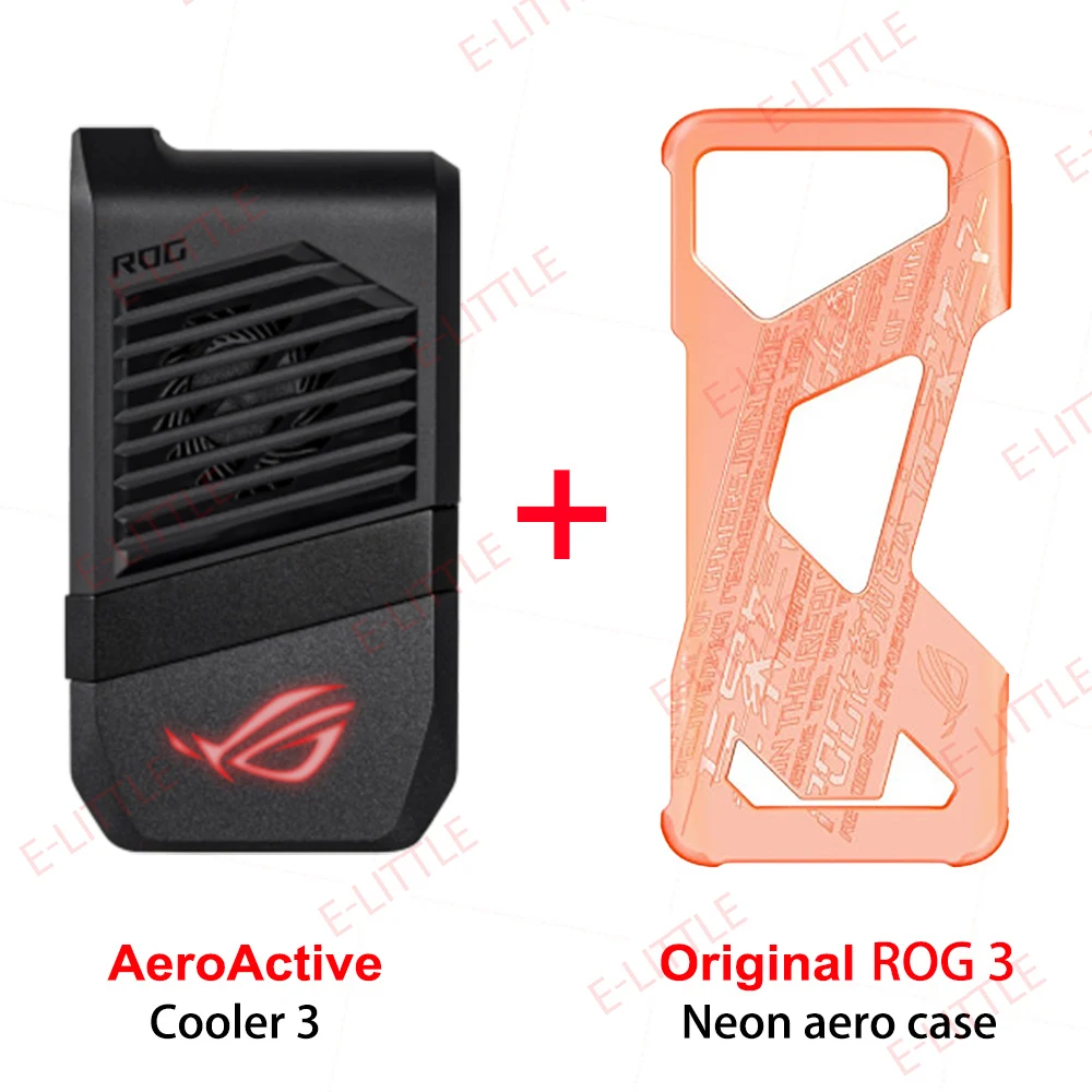 ROG 3散热风扇 + ROG3炫彩壳橙色