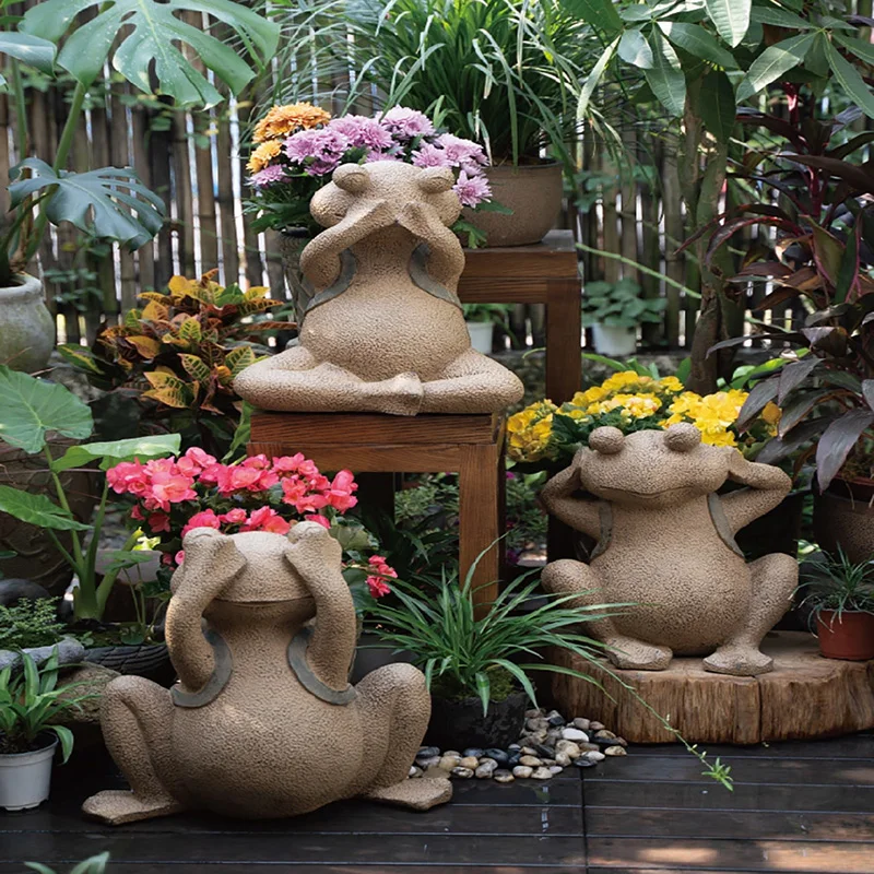 Artificial Stone Frog Statue Bonsai Garden Pots Planters Succulent Plant Planter Home Garden Outdoor Lawn Decorative Flowerpot
Artificial Stone Frog Statue Bonsai Garden Pots Planters Succulent Plant Planter Home Garden Outdoor Lawn Decorative Flowerpot