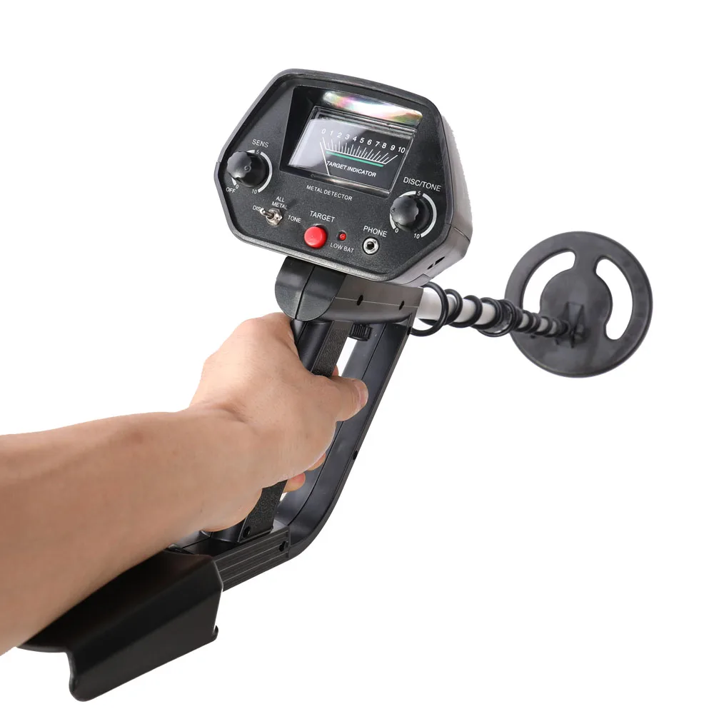 Portable Gold Detectors Metal Detector Pointer Display High Sensitivity Underground Metal Detector Easy Installation 4 modes