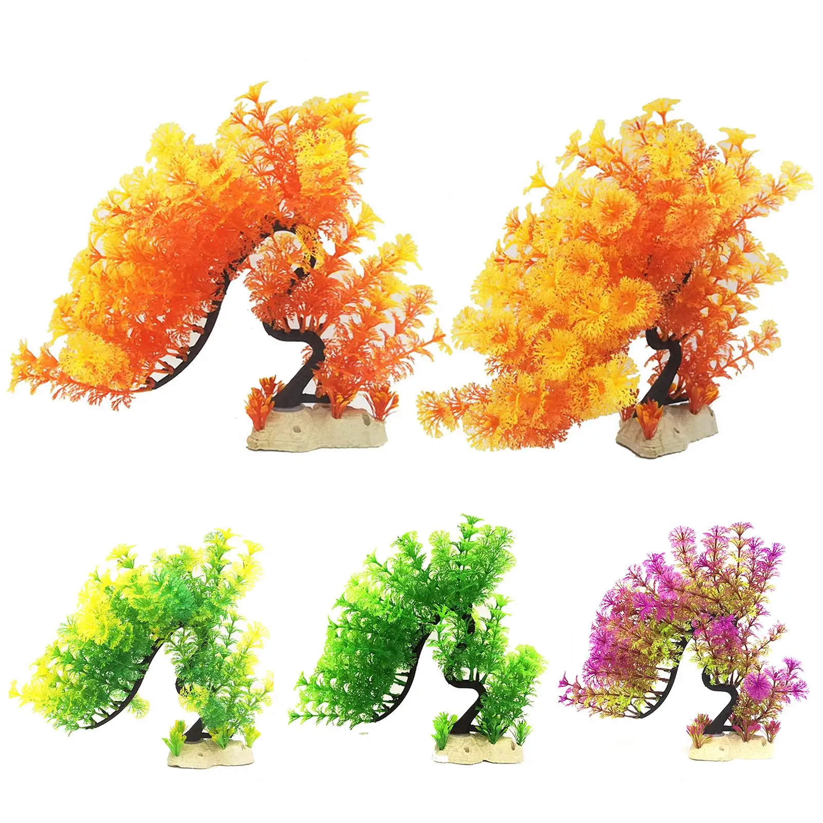 Fish Tank Artificial Water Plant Kelp Aquarium Water Plant Colorful Dragon Bend Tree Plastic Flower Aquarium Artificial Ornament
Fish Tank Artificial Water Plant Kelp Aquarium Water Plant Colorful Dragon Bend Tree Plastic Flower Aquarium Artificial Ornament