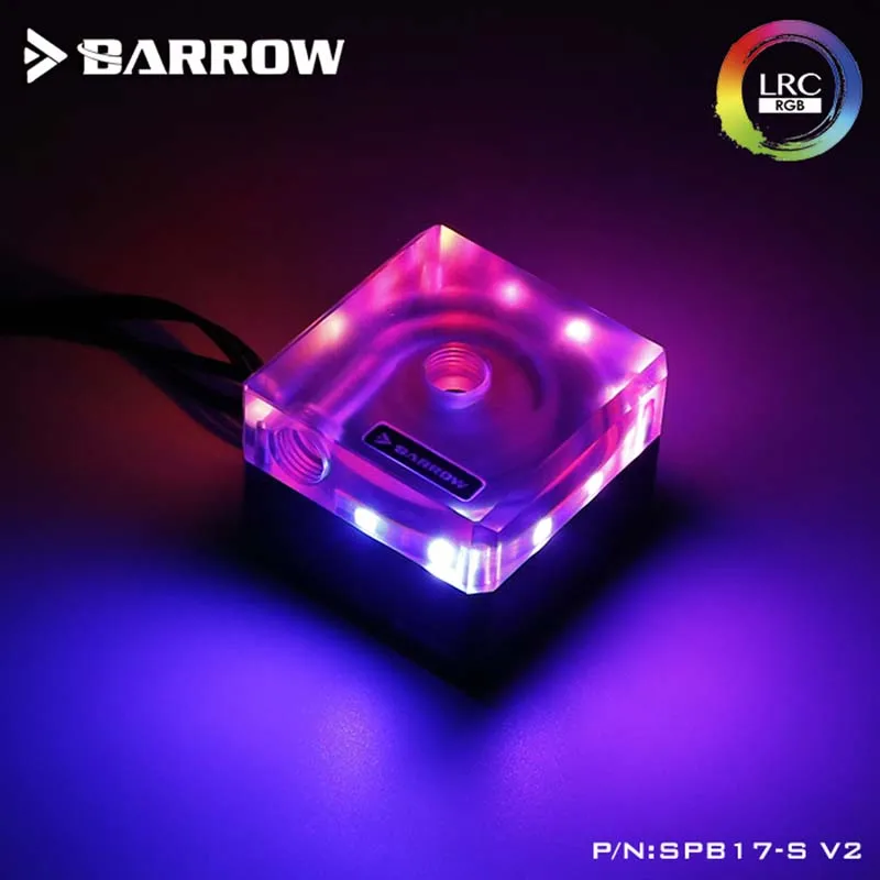 Barrow pc насос водяного охлаждения 17 Вт PWM контроль скорости расширяемая верхняя крышка металлический чехол набор, 5 в освещение SPB17-S V2
Barrow pc насос водяного охлаждения 17 Вт PWM контроль скорости расширяемая верхняя крышка металлический чехол набор, 5 в освещение SPB17-S V2