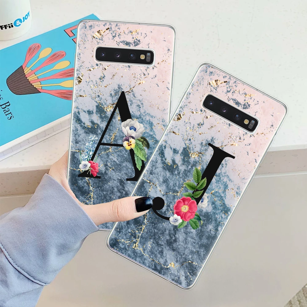 Custom name Letter A B C Flowers marble Design phone Case for Samsung Galaxy S8 S9 S10 Plus Lite 5G S10e soft TPU Cover Coque
Custom name Letter A B C Flowers marble Design phone Case for Samsung Galaxy S8 S9 S10 Plus Lite 5G S10e soft TPU Cover Coque