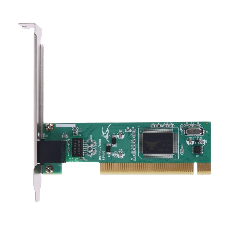 PCI NIC Chipset RTL8139 10/100Mbps RJ45 Ethernet Net Work Lan Card Adapter for Computer PC TXA001 Eliminates Usage Barriers
PCI NIC Chipset RTL8139 10/100Mbps RJ45 Ethernet Net Work Lan Card Adapter for Computer PC TXA001 Eliminates Usage Barriers