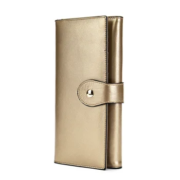 Multi functional leather women's wallet simple style women's card bag wallet fashionable hand grab bag
Multi functional leather women's wallet simple style women's card bag wallet fashionable hand grab bag