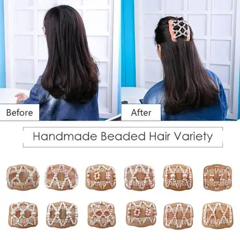 Ladies Women Variety Hair Comb Imitation Wood Pearl Double Row Insert Comb Styling Tool
Ladies Women Variety Hair Comb Imitation Wood Pearl Double Row Insert Comb Styling Tool
