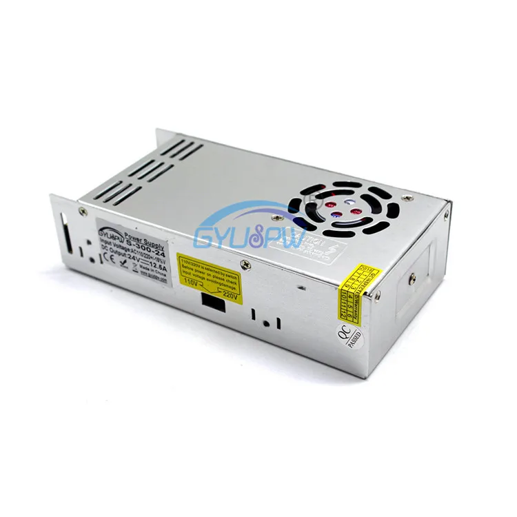 Power Supply DC24V 12.5A 300W LED Indicator Monitoring Lamp Bar Module Safe 110V/220V 300W Vertical Installation Power Supply
Power Supply DC24V 12.5A 300W LED Indicator Monitoring Lamp Bar Module Safe 110V/220V 300W Vertical Installation Power Supply