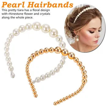 1pcs Korean Beads Elastic Simulated Pearl Hairbands Hair Accessories For Woman Trendy Bride Gifts Wedding Jewelry
1pcs Korean Beads Elastic Simulated Pearl Hairbands Hair Accessories For Woman Trendy Bride Gifts Wedding Jewelry