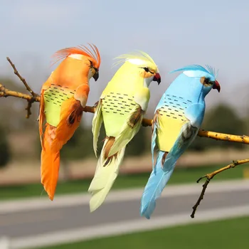 12pcs 13cm/3.9inch Home Garden Birds decoration Colorful Fake Parrots Artificial Birds Model Outdoor Home Garden Lawn Tree Decor
12pcs 13cm/3.9inch Home Garden Birds decoration Colorful Fake Parrots Artificial Birds Model Outdoor Home Garden Lawn Tree Decor