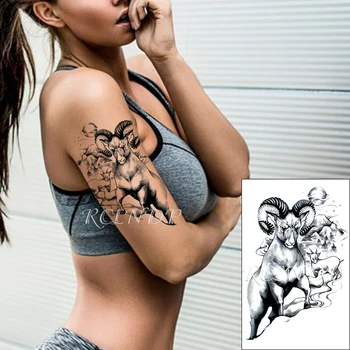 Waterproof Temporary Tattoo Sticker Sheep Goat Forest Moon Fake Tattoo Flash Tattoo Hand Arm Leg Body Art for Women Men
Waterproof Temporary Tattoo Sticker Sheep Goat Forest Moon Fake Tattoo Flash Tattoo Hand Arm Leg Body Art for Women Men