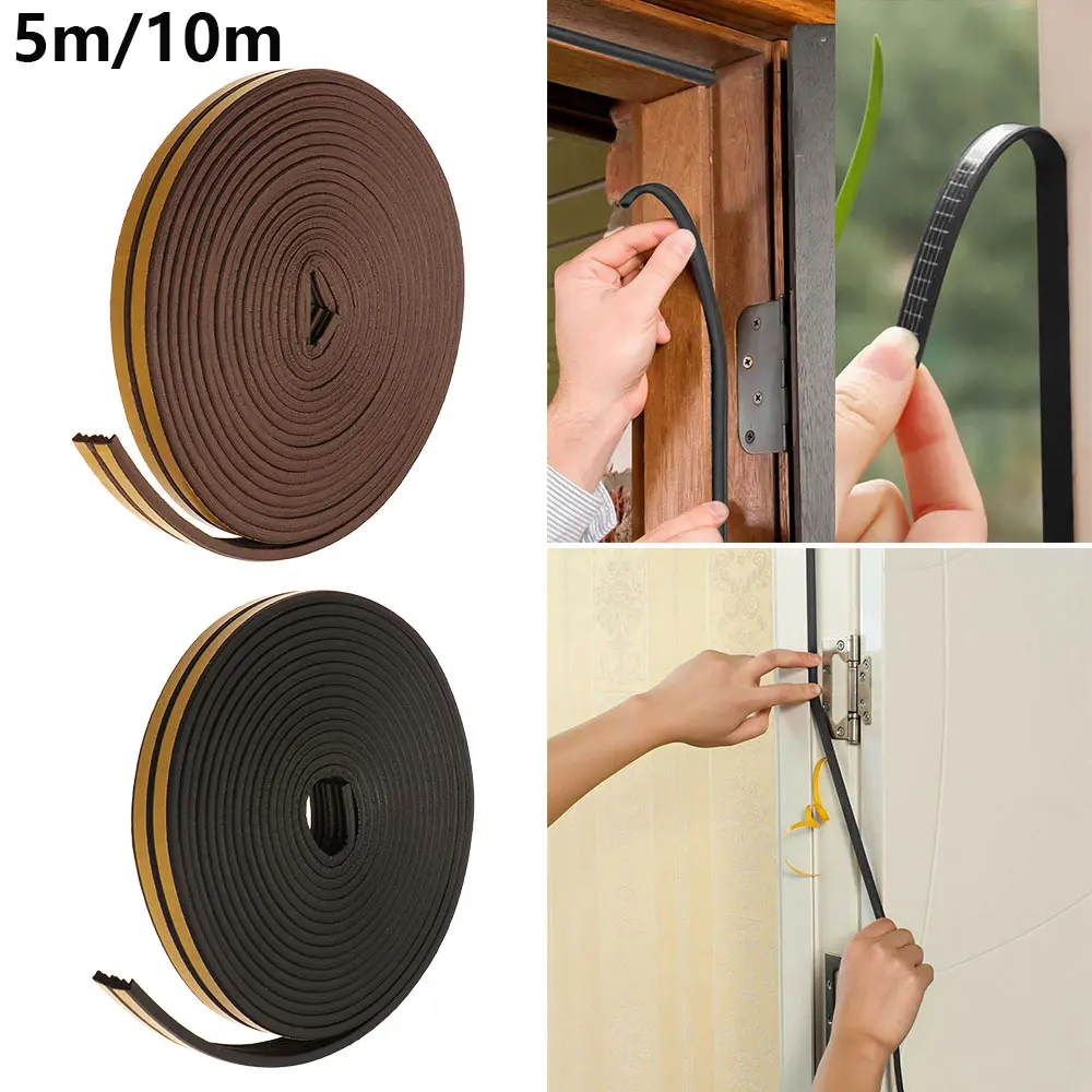 1 PC Self Adhesive Seal Strips Foam Draught Excluder Window Door Soundproof Anti Collision Dustproof For Hardware Tools 5/10M
1 PC Self Adhesive Seal Strips Foam Draught Excluder Window Door Soundproof Anti Collision Dustproof For Hardware Tools 5/10M