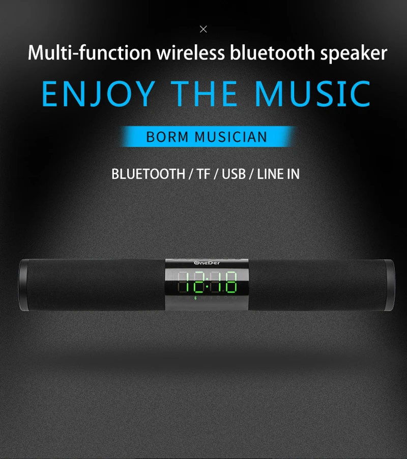 Home portable cinema post Bluetooth Soundbar Home TV speaker wireless remote control alarm clock wireless subwoofer AUX USB
Home portable cinema post Bluetooth Soundbar Home TV speaker wireless remote control alarm clock wireless subwoofer AUX USB