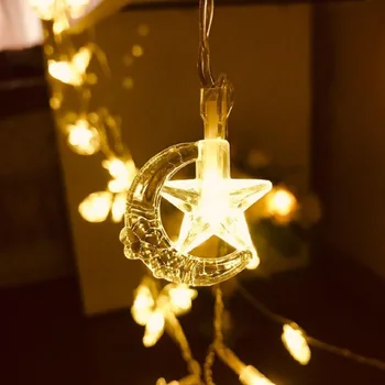 10 20 30 40 80 LED Star Moon String Light Twinkle Holiday Light Fairy Garland USB Powered For Christmas Festival Party Wedding
10 20 30 40 80 LED Star Moon String Light Twinkle Holiday Light Fairy Garland USB Powered For Christmas Festival Party Wedding